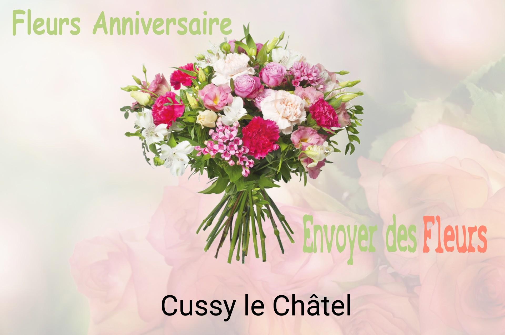 Bouquet de fleurs d’anniversaire livré à Cussy-le-Châtel