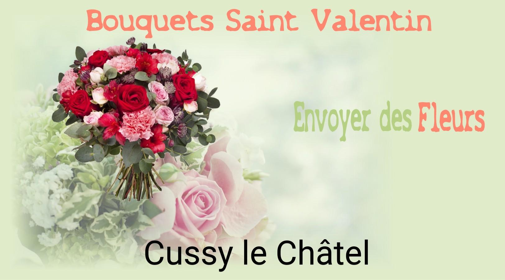 Roses de Saint-Valentin livrées à Cussy-le-Châtel
